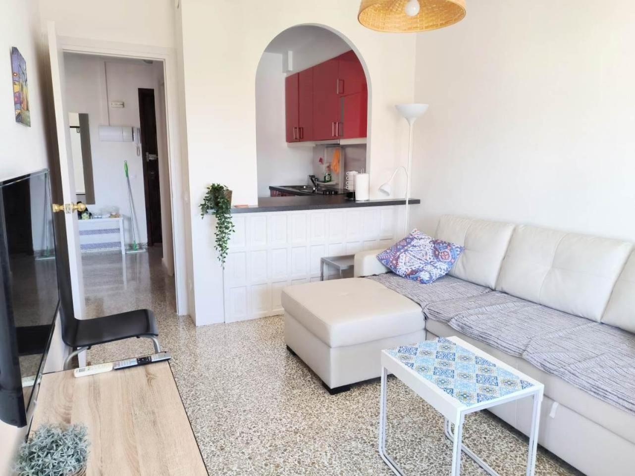 Luminoso Apartamento Playa Torrecilla. Con Piscina Nerja Exterior foto